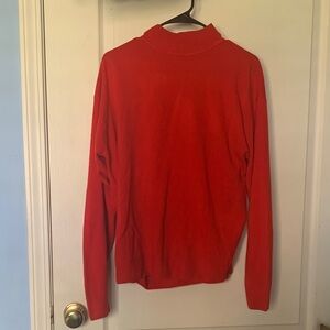 Tina Women's Vibrant Red Turtleneck Sweater